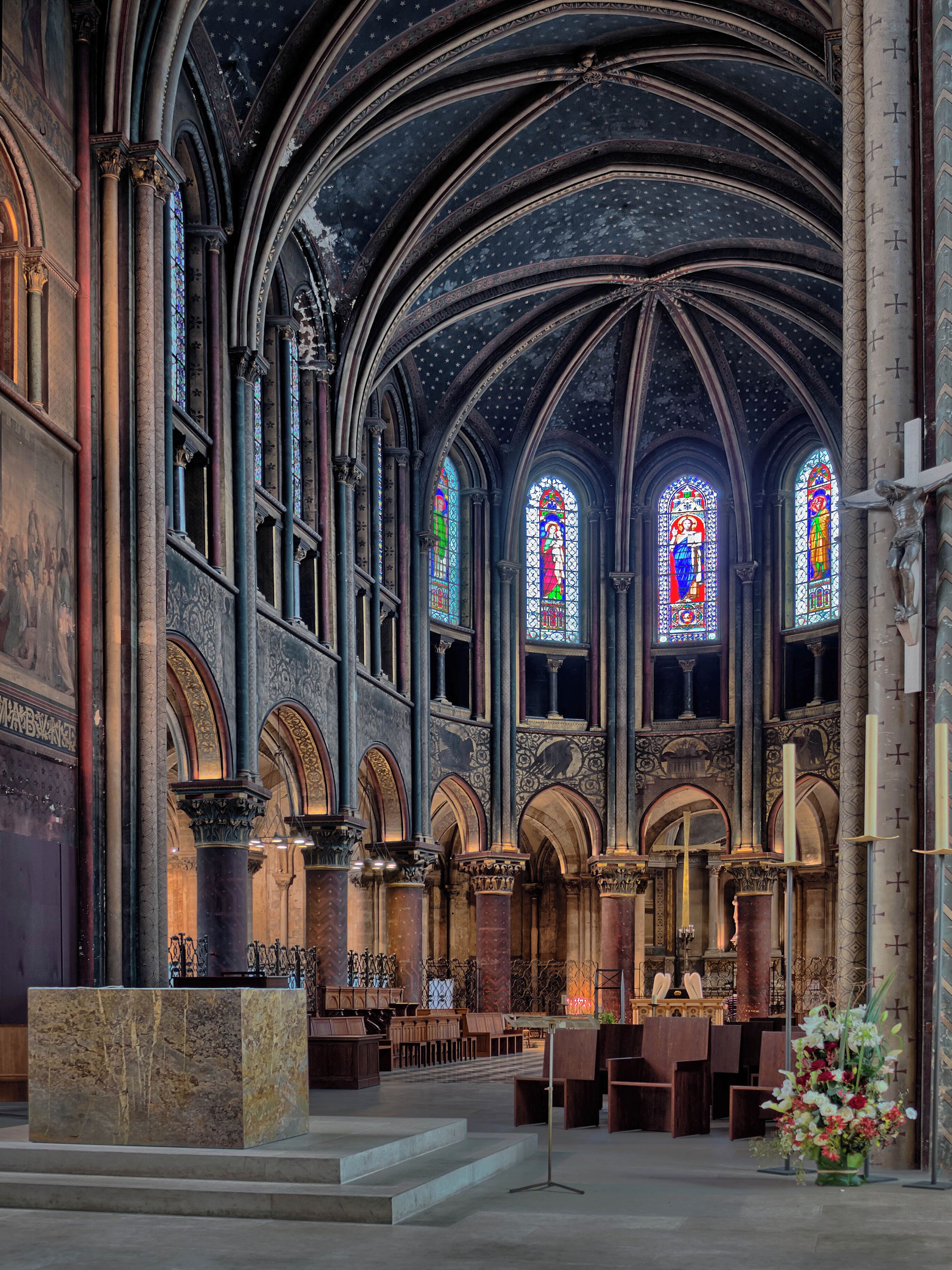 Choir of the Abbey of Saint-Germain-des-Prés, Paris.