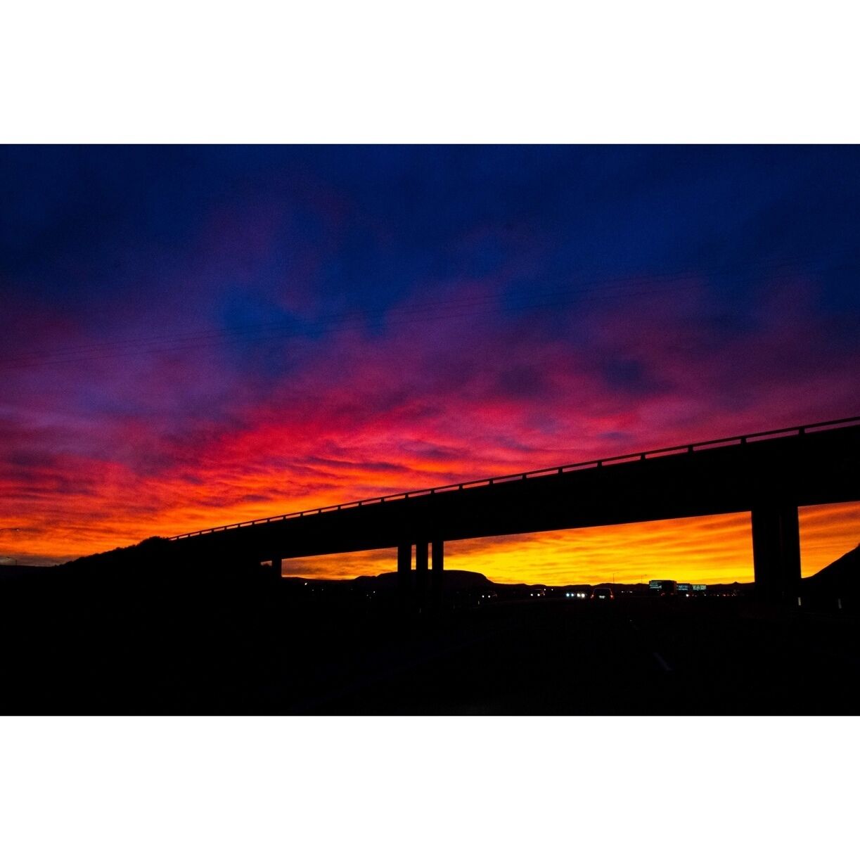 Some great sunset happen here. Most shots like this are best taken while being a passenger. 