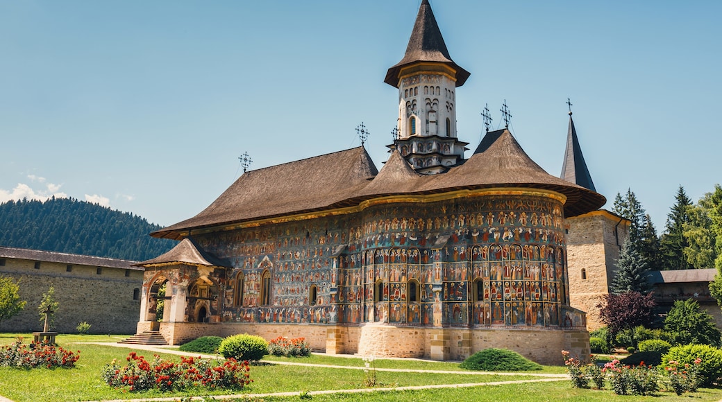 The Sucevita Monastery is a Romanian Orthodox monastery situated in the commune of Sucevitai, Romania