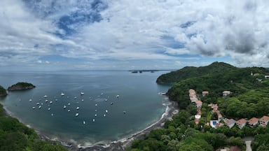 Aerial View of Ocotal Beach near Playas del Coco in Guanacaste, Costa Rica