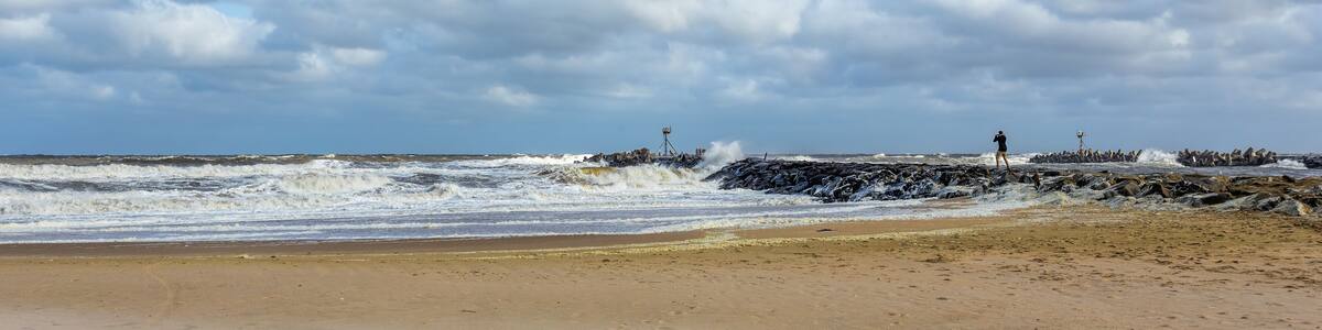 Beach New Jersey Shore at Manasquan Inlet