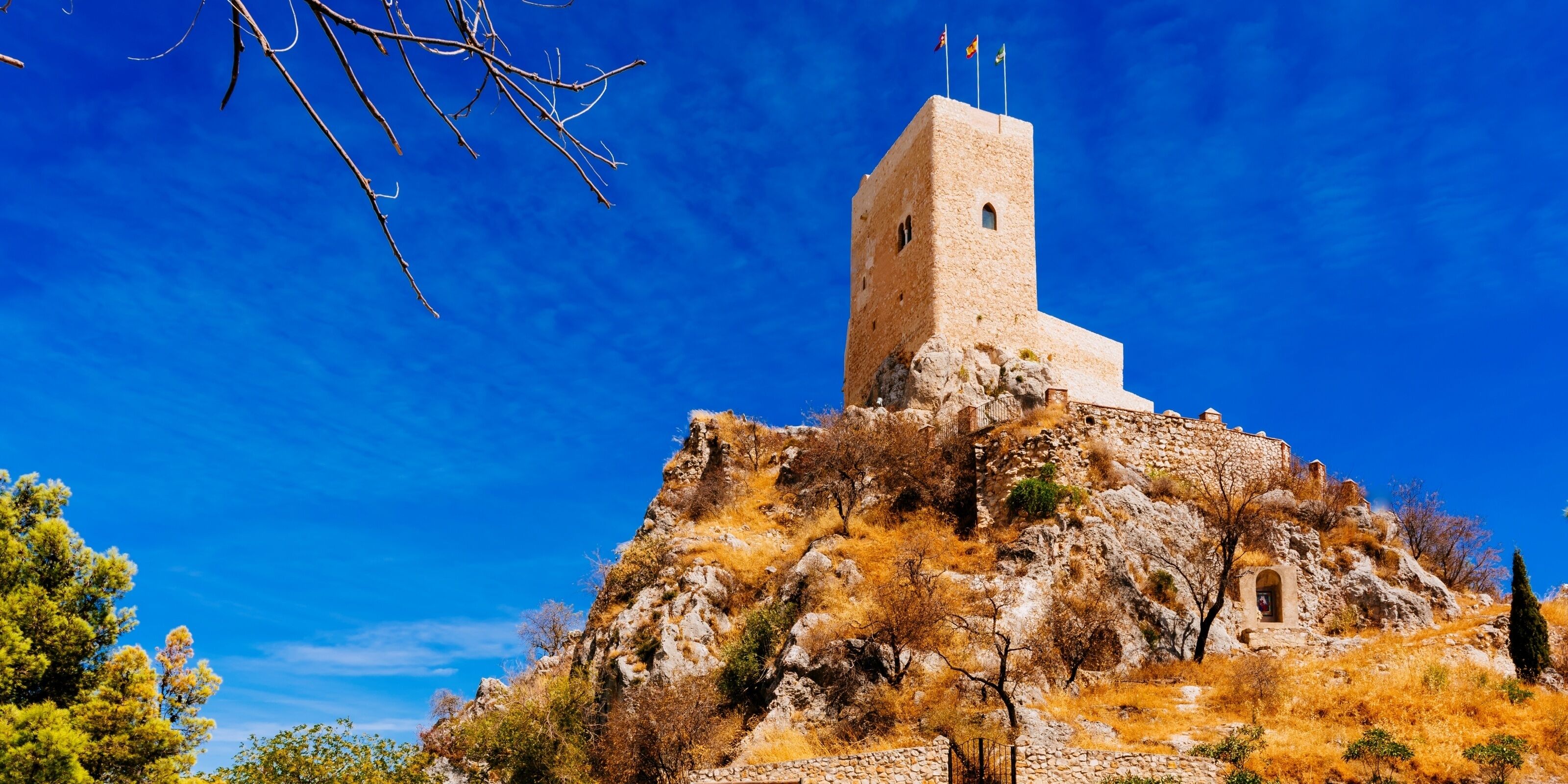 Luque Castle, also known as Venceire Castle or Hish Lukk Castle, is a Hispano-Muslim fortress built in the 9th century. Luque, Córdoba, Andalucía, Spain, Europe