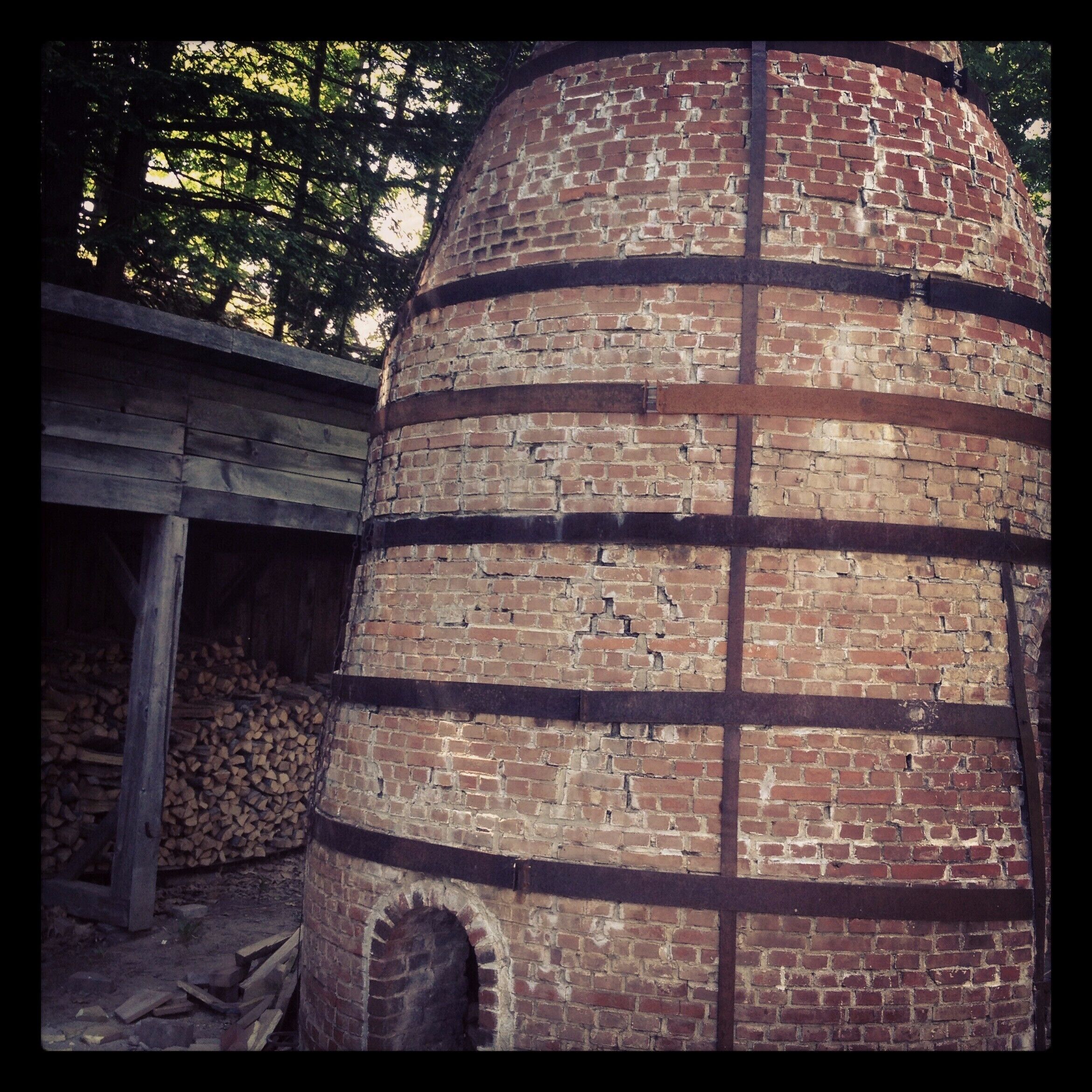 Old Sturbridge Village, the largest outdoor history museum in the Northeast, depicts a rural New England town of the 1830s. This is an old ceramics kiln that they still use today. There is also a blacksmithing shop, dyer, farming. It's a fine day for an unusual and educational outing.

www.osv.org