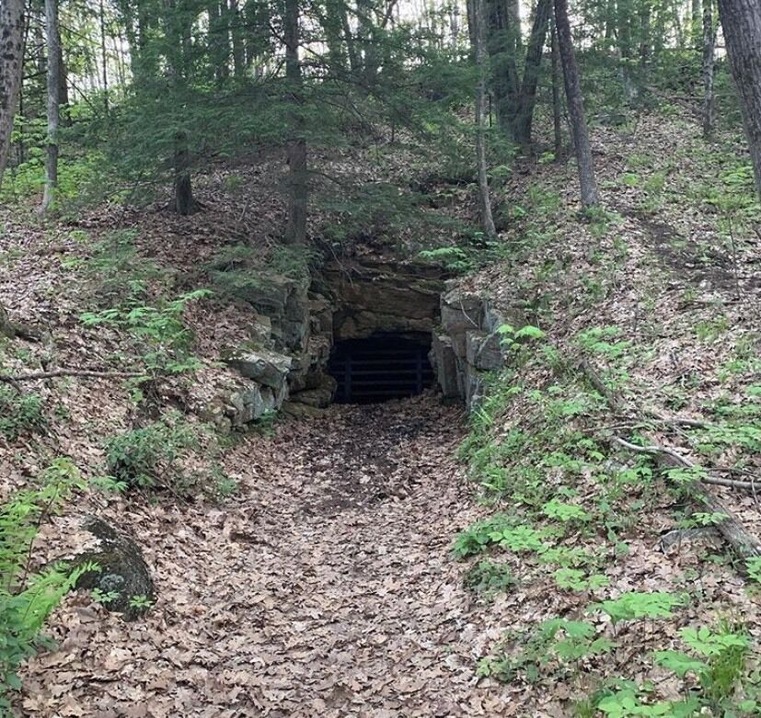 An old graphite mine rife with dark local legends and folklore