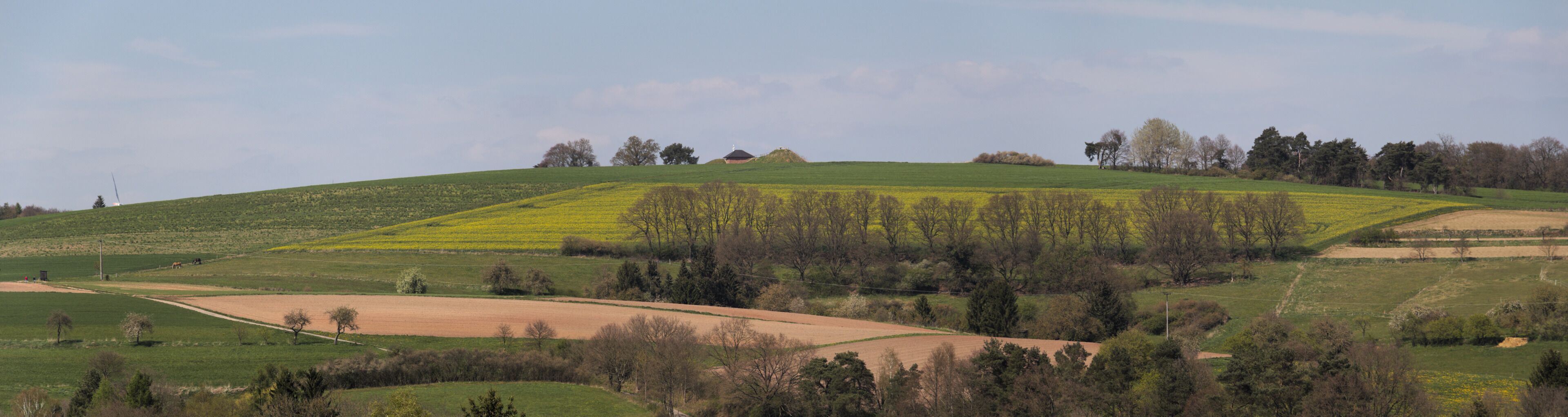 Panoramic view of Schlitz Quebst, Schlitz, Hesse, Germany