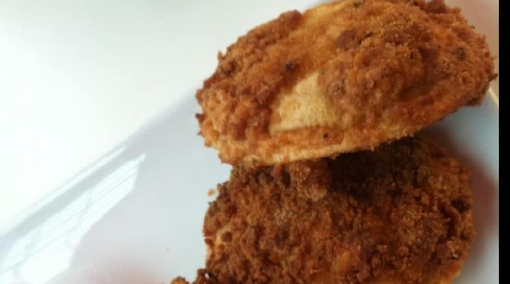 Fried spinach raviolis!!!