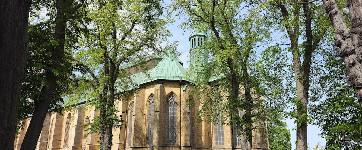 Linköping Cathedral is an active Lutheran church in the Swedish city of Linköping, the episcopal seat of the Diocese of Linköping in the Church of Sweden.