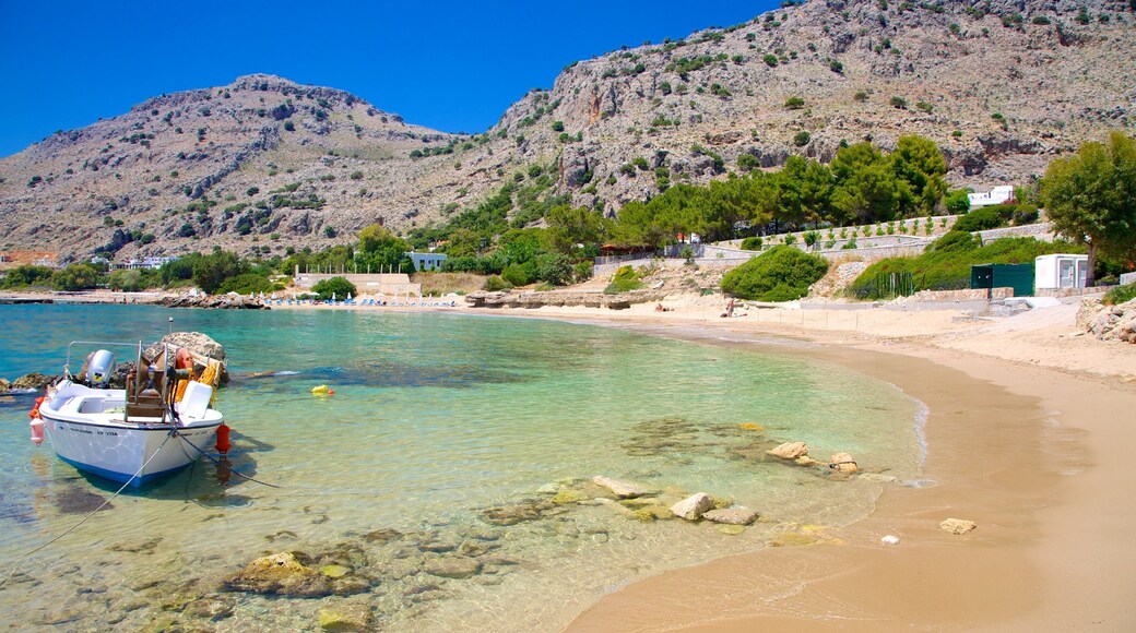 Pefkos Beach which includes a beach