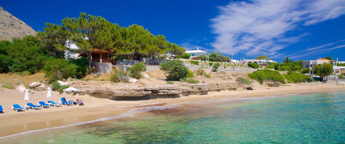 Pefkos-ranta featuring yleiset rantanäkymät ja ranta