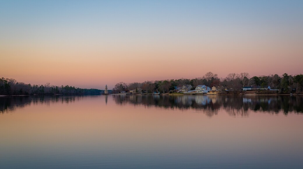 Lake Lenape at sunset, in Mays Landing, New Jersey