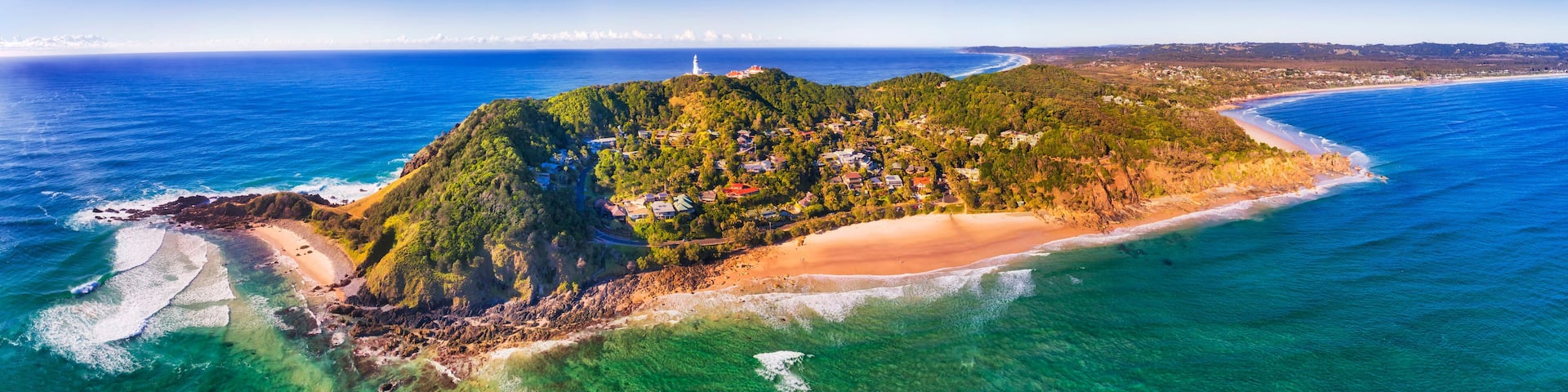 D Byron bay head beach close