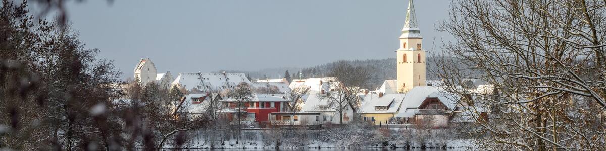 Stadt im Schwarzwald