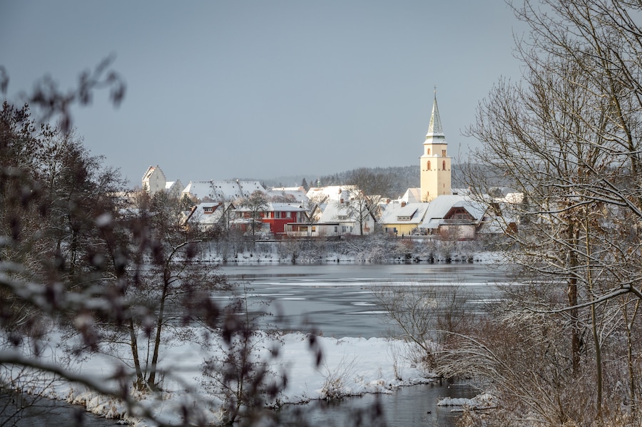 Stadt im Schwarzwald