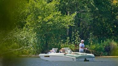 York featuring boating, fishing and a lake or waterhole