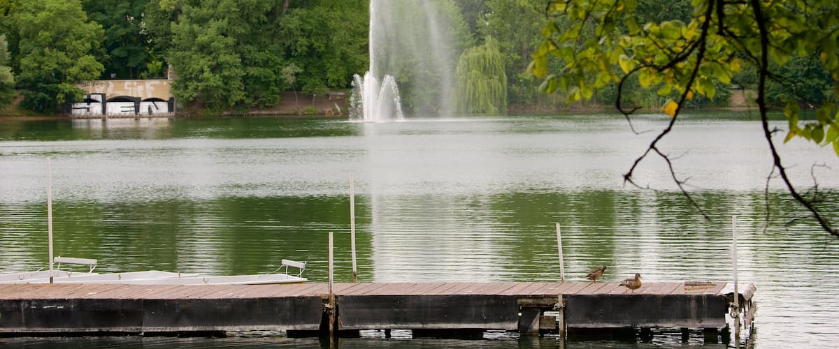 Weissensee featuring a lake or waterhole