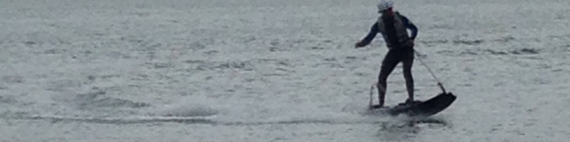 So much fun trying jet boards! Cross between wake boarding and snowboarding, no boat needed to zip across the bay 😊