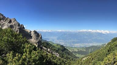 hike to the Schönberg in the community of schaan in liechtenstein
