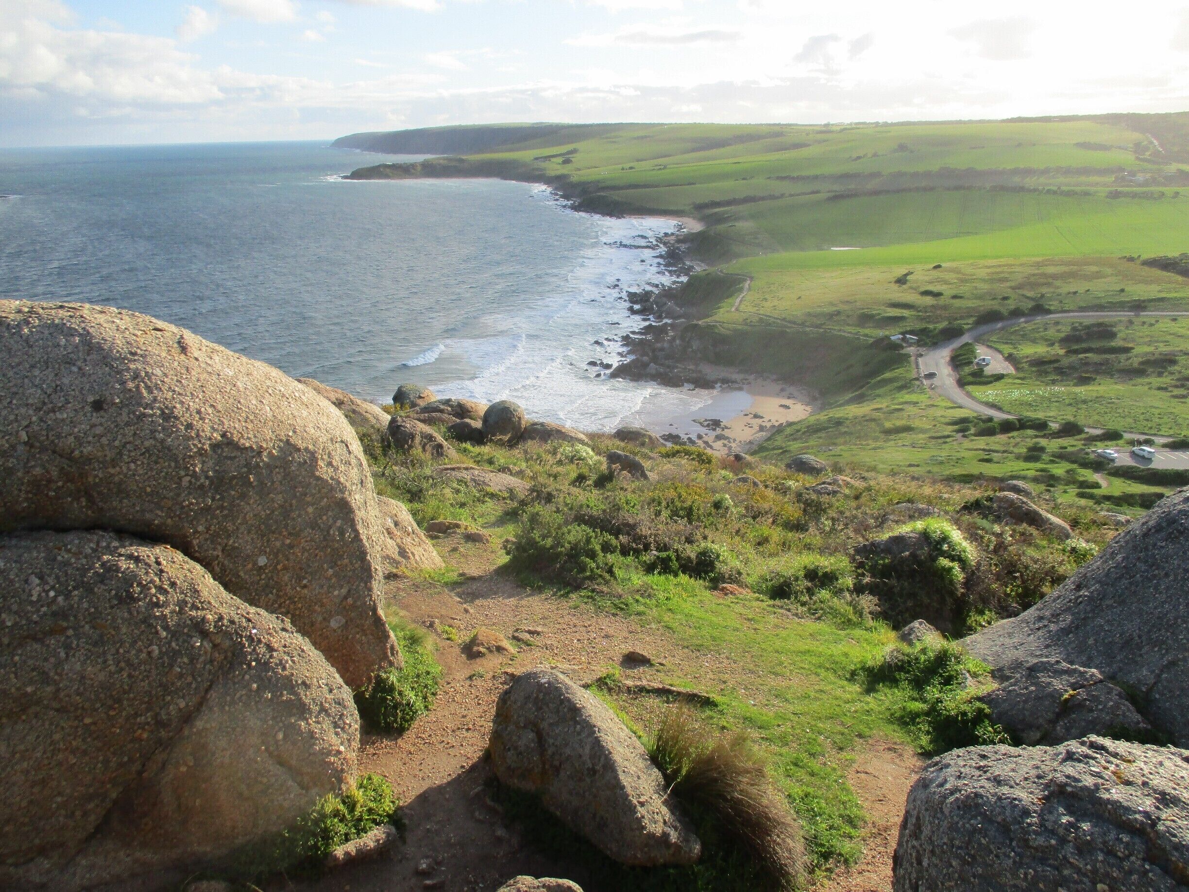 A beautiful place where rolling hills meet the ocean