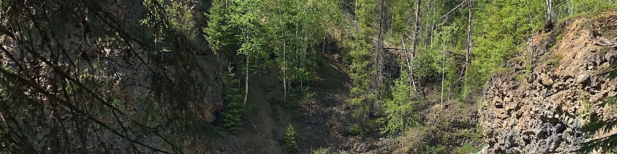 It is possible to pass behind the Waterfall, but it is dangerous.