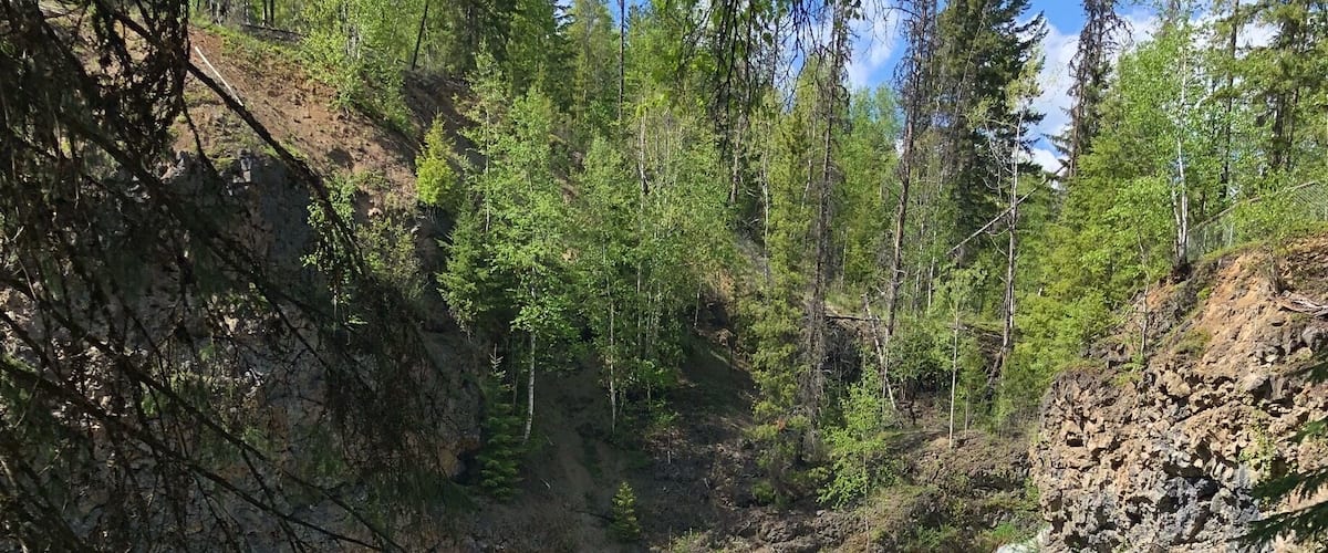 It is possible to pass behind the Waterfall, but it is dangerous.