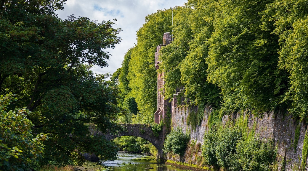 Glenarm featuring a bridge and a river or creek