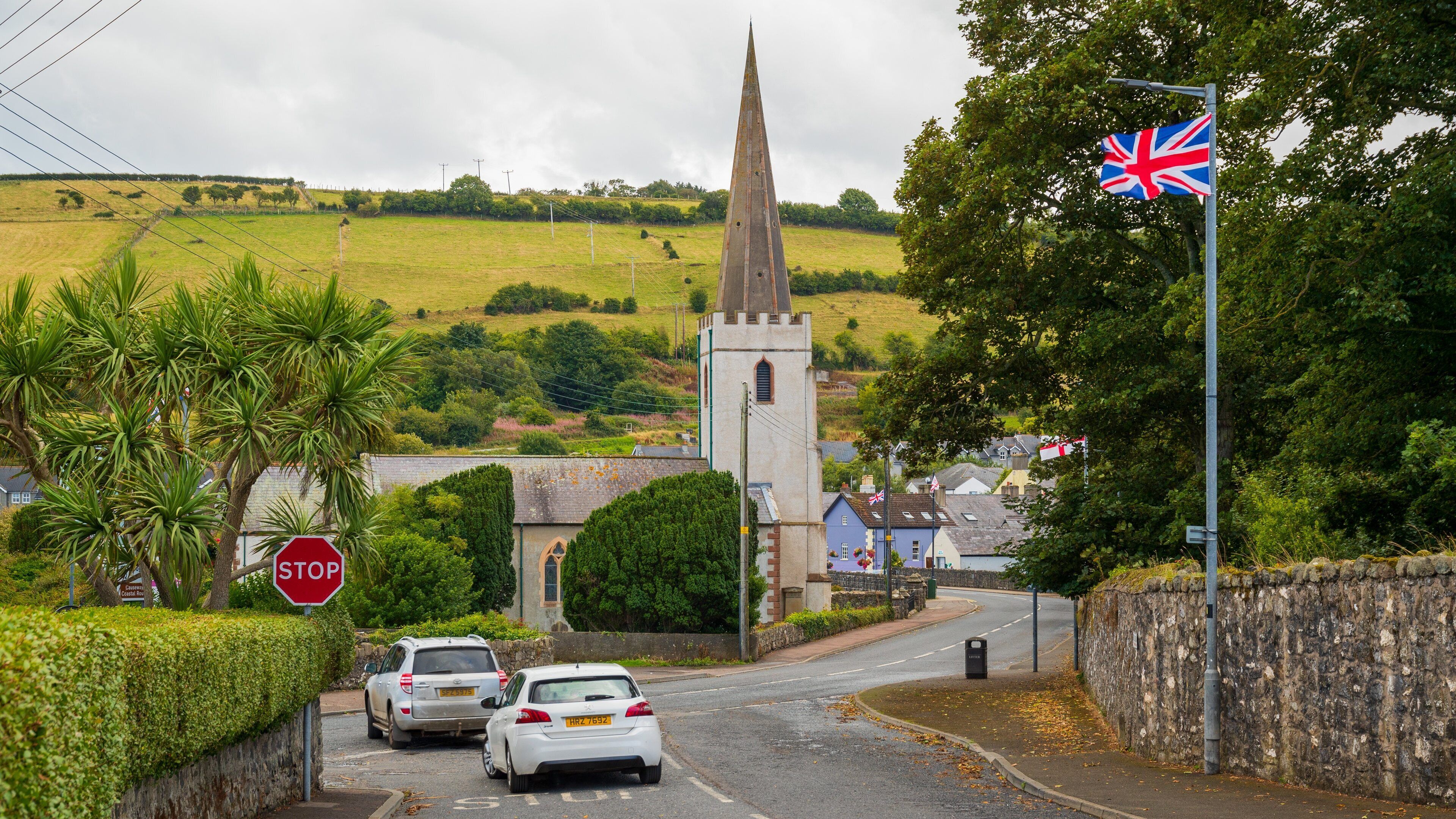 Glenarm which includes heritage elements and a small town or village