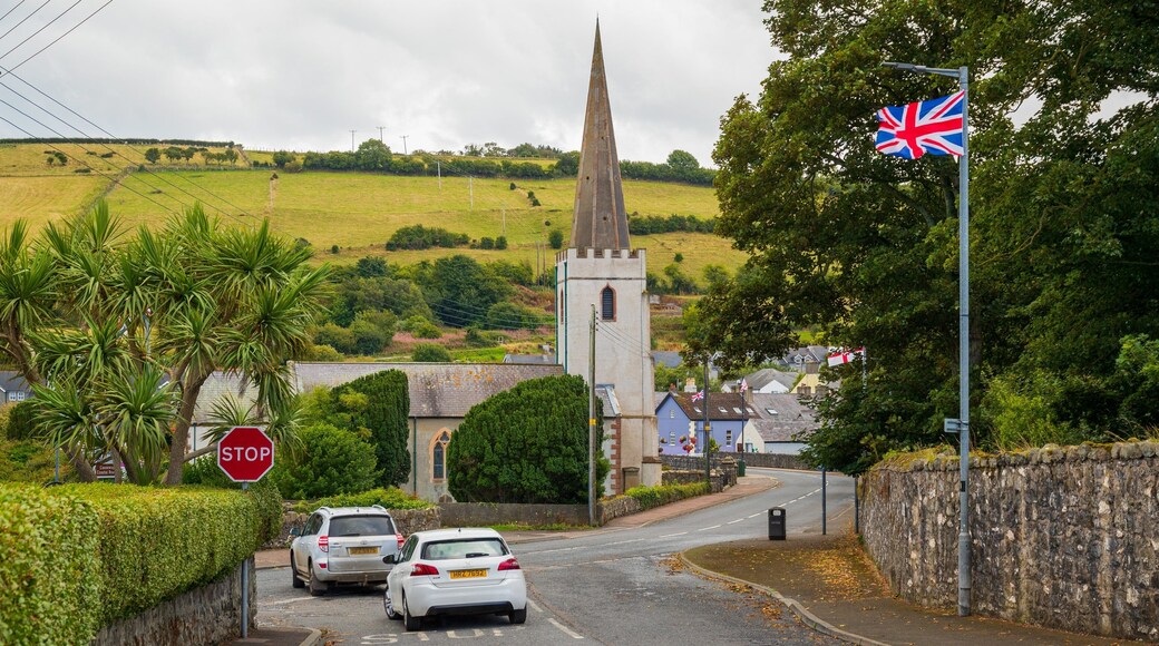 Glenarm which includes heritage elements and a small town or village
