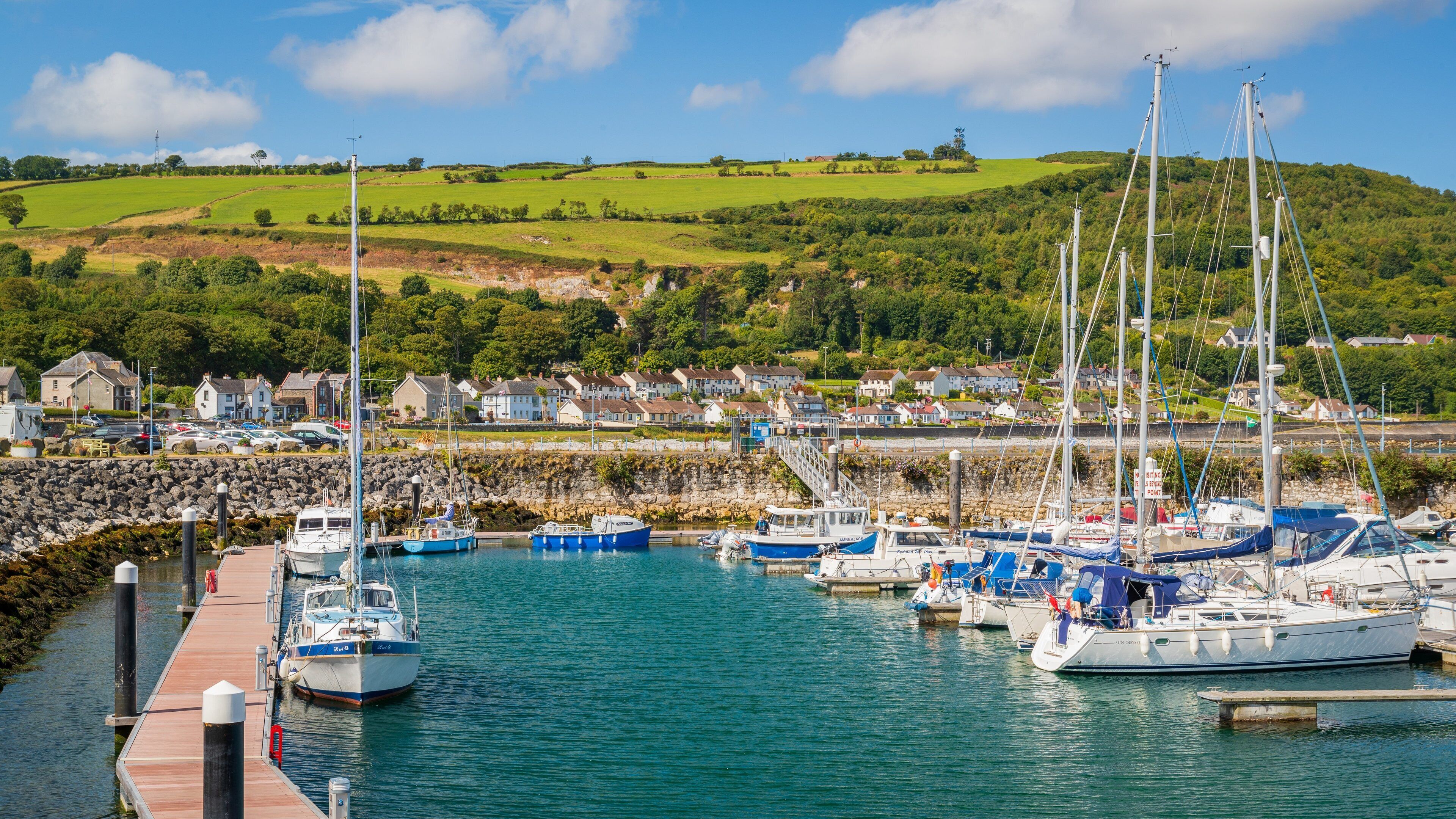Glenarm featuring a bay or harbor