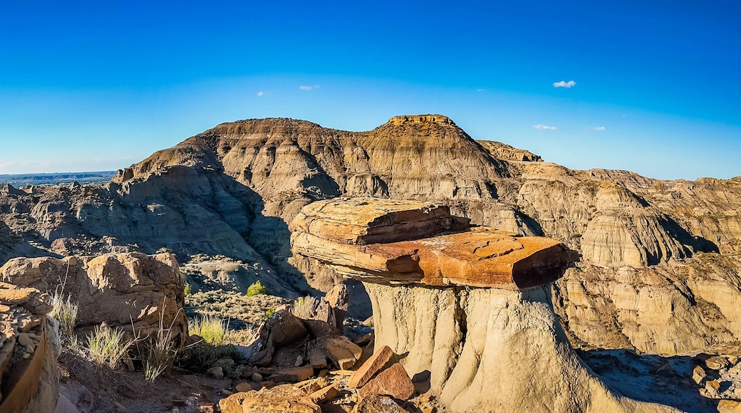 Scenic Sunset from Cap Rock Trail, Makoshika State Park