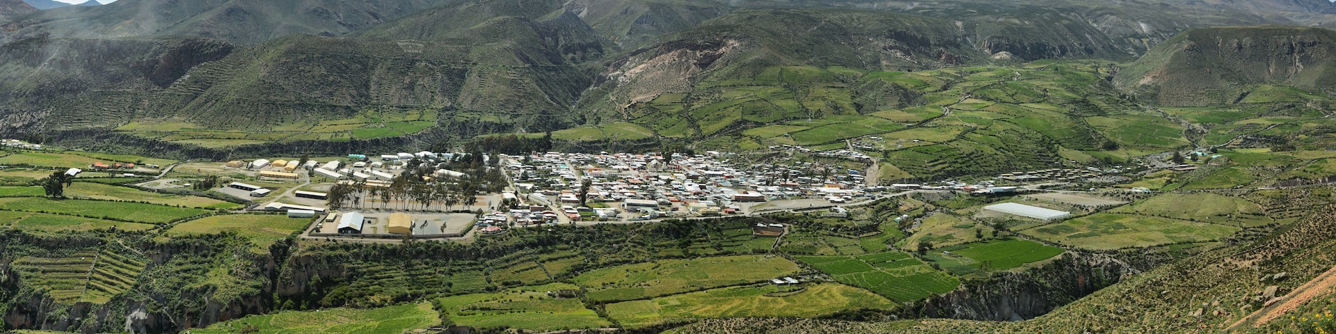Putre village with "Nevado de Putre" at background