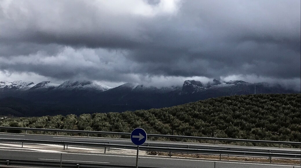 Sierra Nevada as seen from Iznalloz town