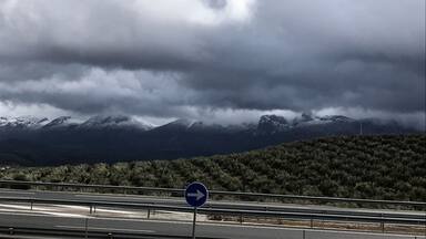 Sierra Nevada as seen from Iznalloz town