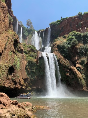 Ouzoud Falls is the collective name for several tall waterfalls that empty into the El-Abid River gorge. This popular tourism destination is located near the Moyen Atlas village of Tanaghmeilt, in the province of Azilal, 150 km northeast of Marrakech, Morocco.
Ouzoud means "the act of grinding grain" in Berber. This seems to be confirmed by the frequent mills in the region.
#morocco
#marrakech
#wondersofthenaturalworld
#greatoutdoors
#nature
