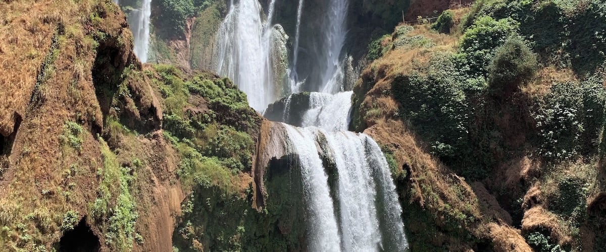 Ouzoud Falls is the collective name for several tall waterfalls that empty into the El-Abid River gorge. This popular tourism destination is located near the Moyen Atlas village of Tanaghmeilt, in the province of Azilal, 150 km northeast of Marrakech, Morocco.
Ouzoud means "the act of grinding grain" in Berber. This seems to be confirmed by the frequent mills in the region.
#morocco
#marrakech
#wondersofthenaturalworld
#greatoutdoors
#nature