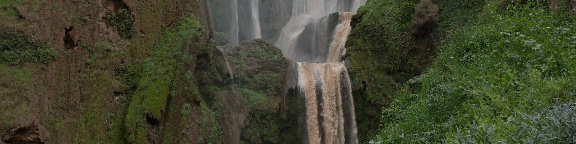 The falls after a rainy day.