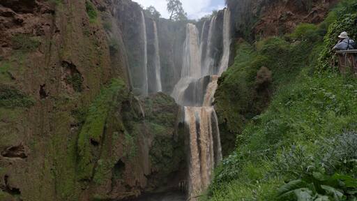 The falls after a rainy day.