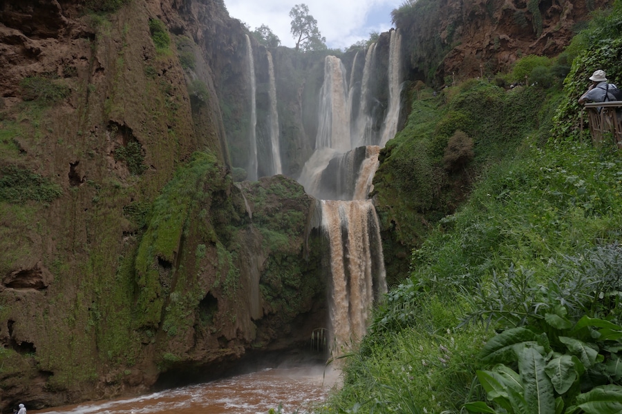 The falls after a rainy day.