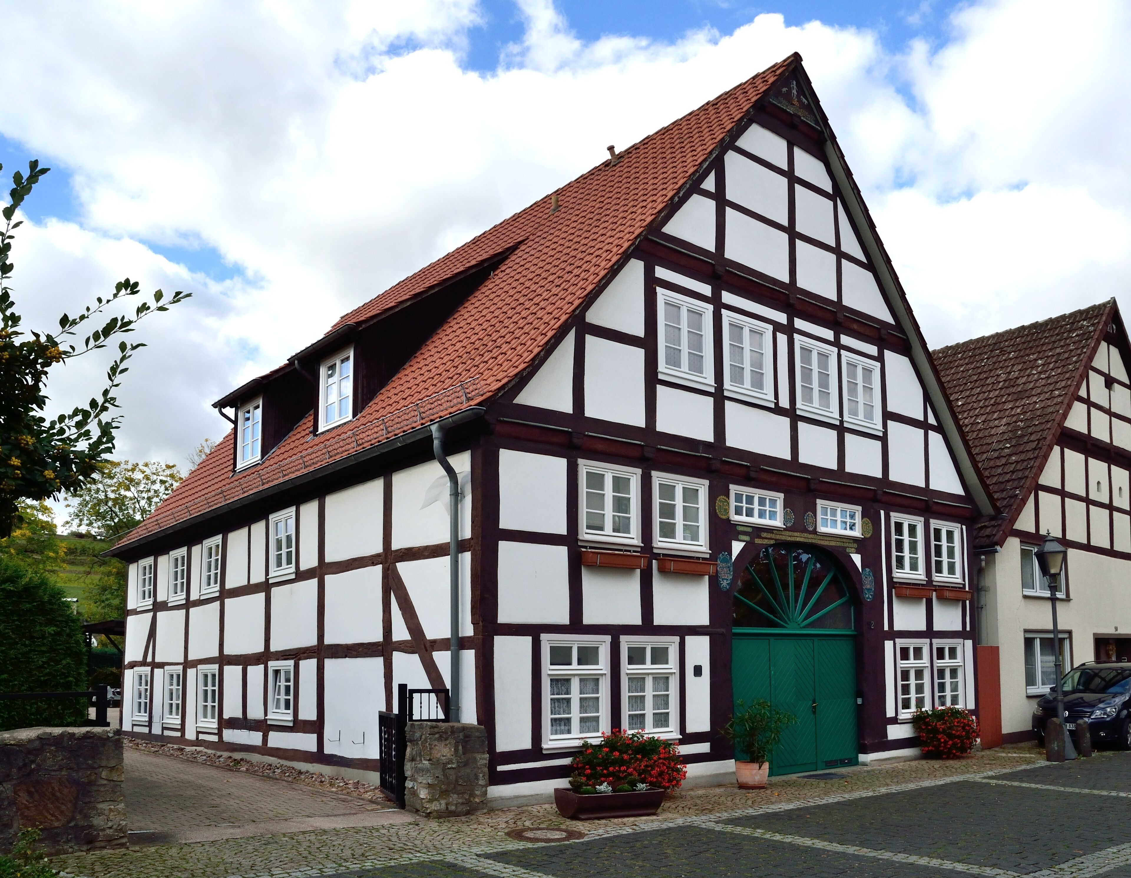 This is a photograph of an architectural monument. It is on the list of cultural monuments of Lügde, no. 34