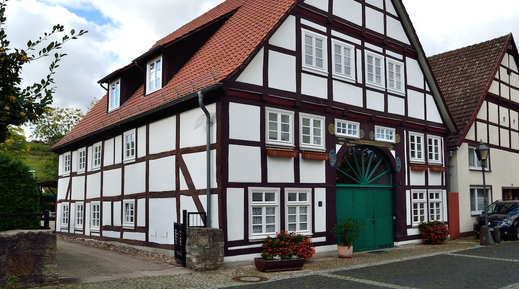 This is a photograph of an architectural monument. It is on the list of cultural monuments of Lügde, no. 34