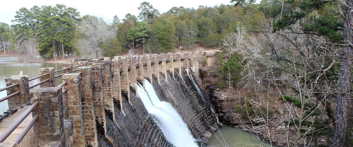 Spring Lake Dam near Mount Magazine Arkansas