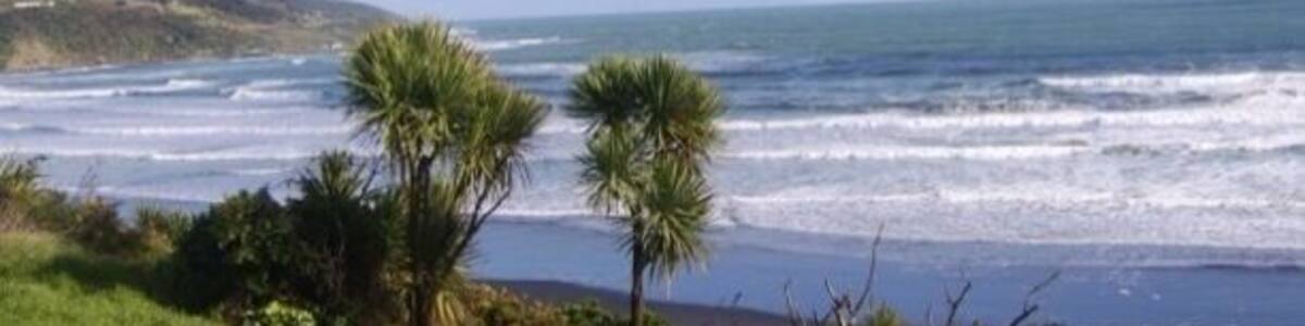 Raglan. Excellent surfing destination.