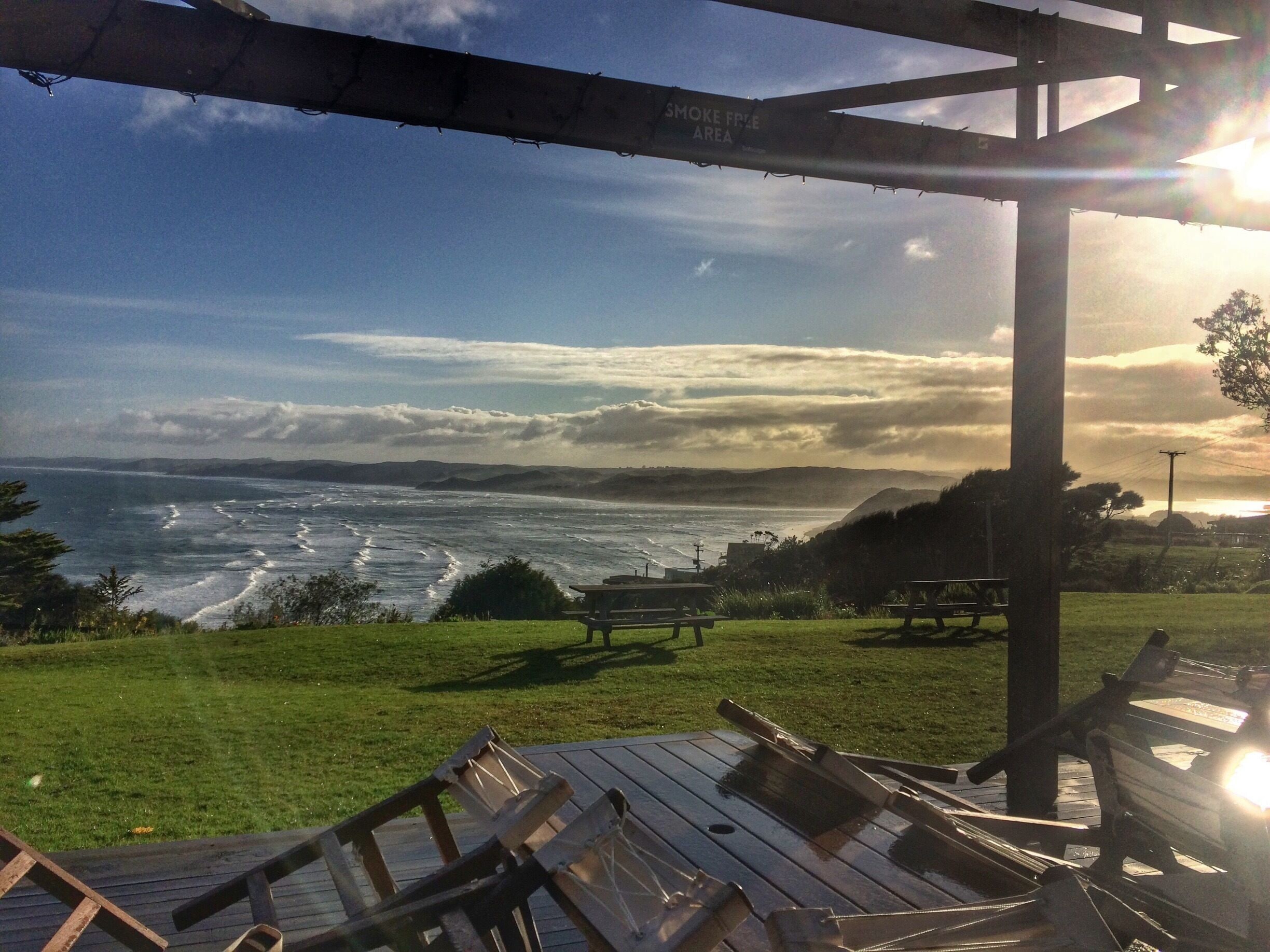 Raglan is an authentic small surfer town, good vibes, friendly people ...I always stay at Solscape when I go to Raglan, this place is a magnet for the nicest people ❤️