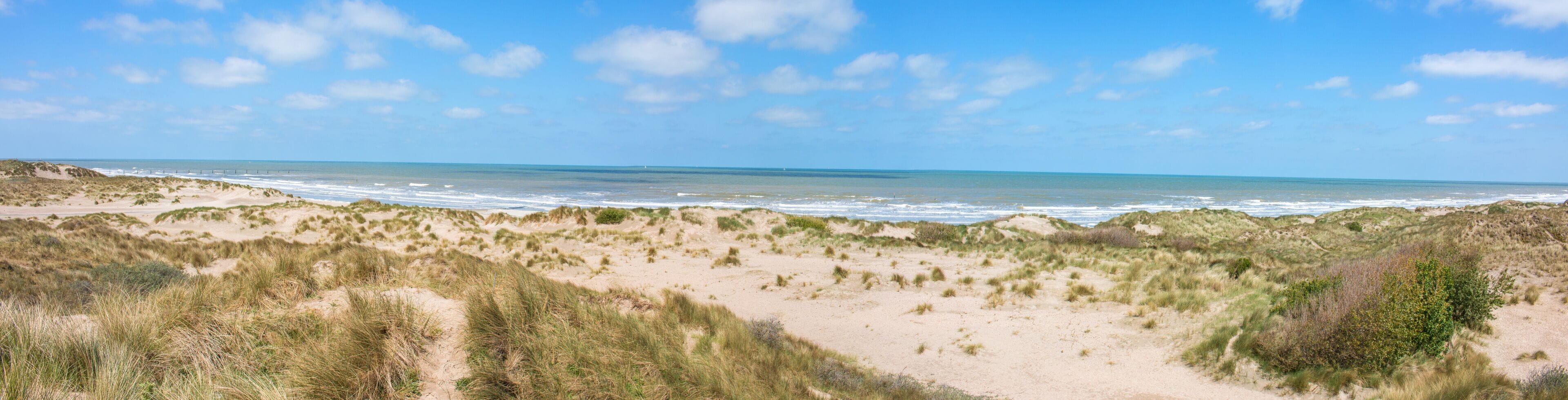 Nordseestrand in Westflandern Belgien