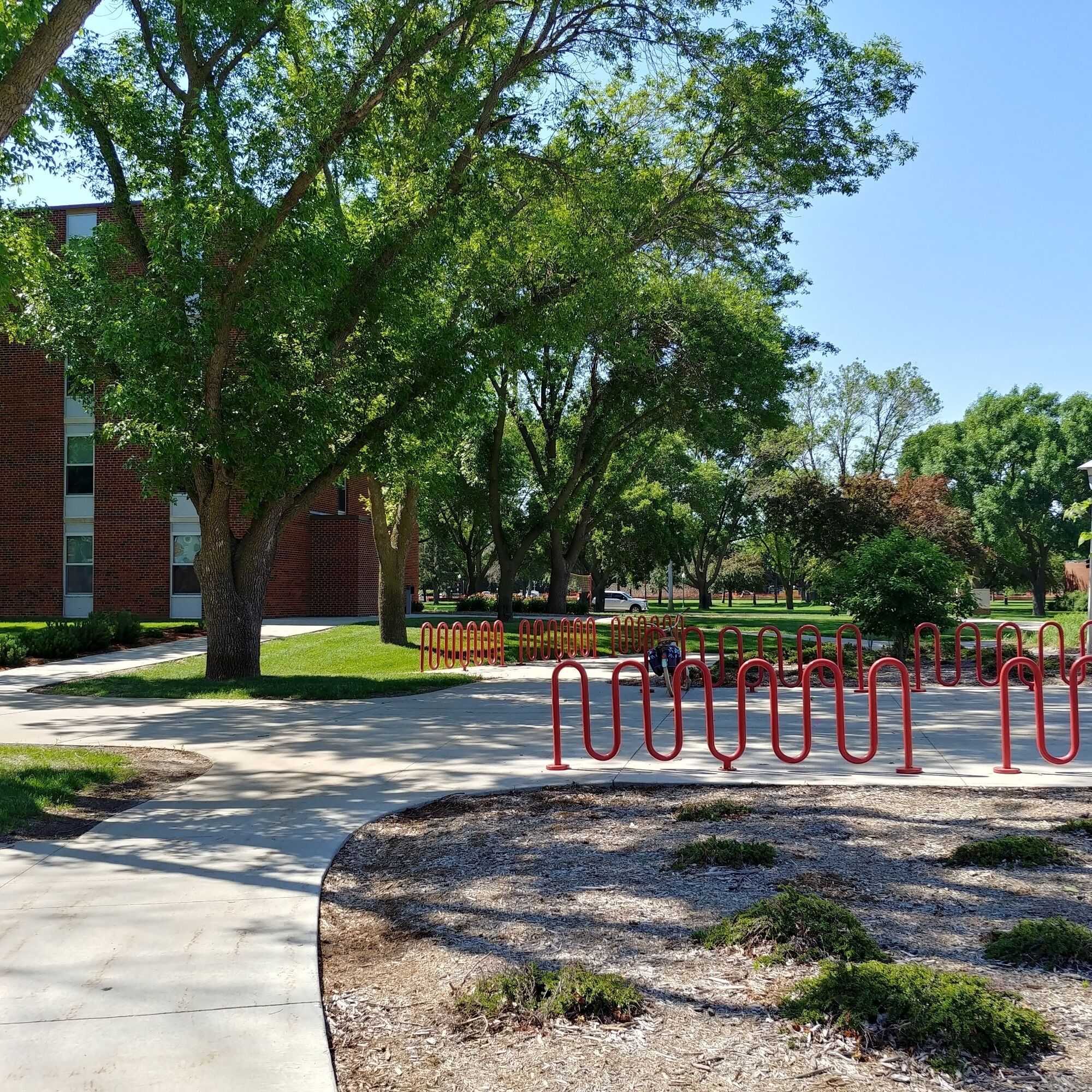 Beautiful day on a beautiful campus.