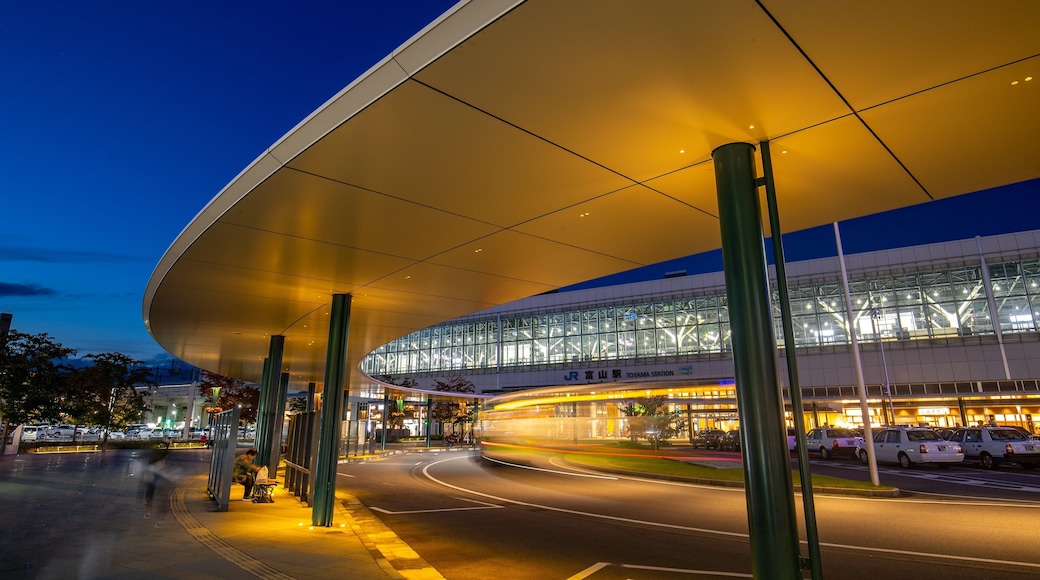 Toyama which includes night scenes