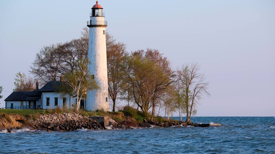 Pointe aux Barques Lighthouse, built in 1848