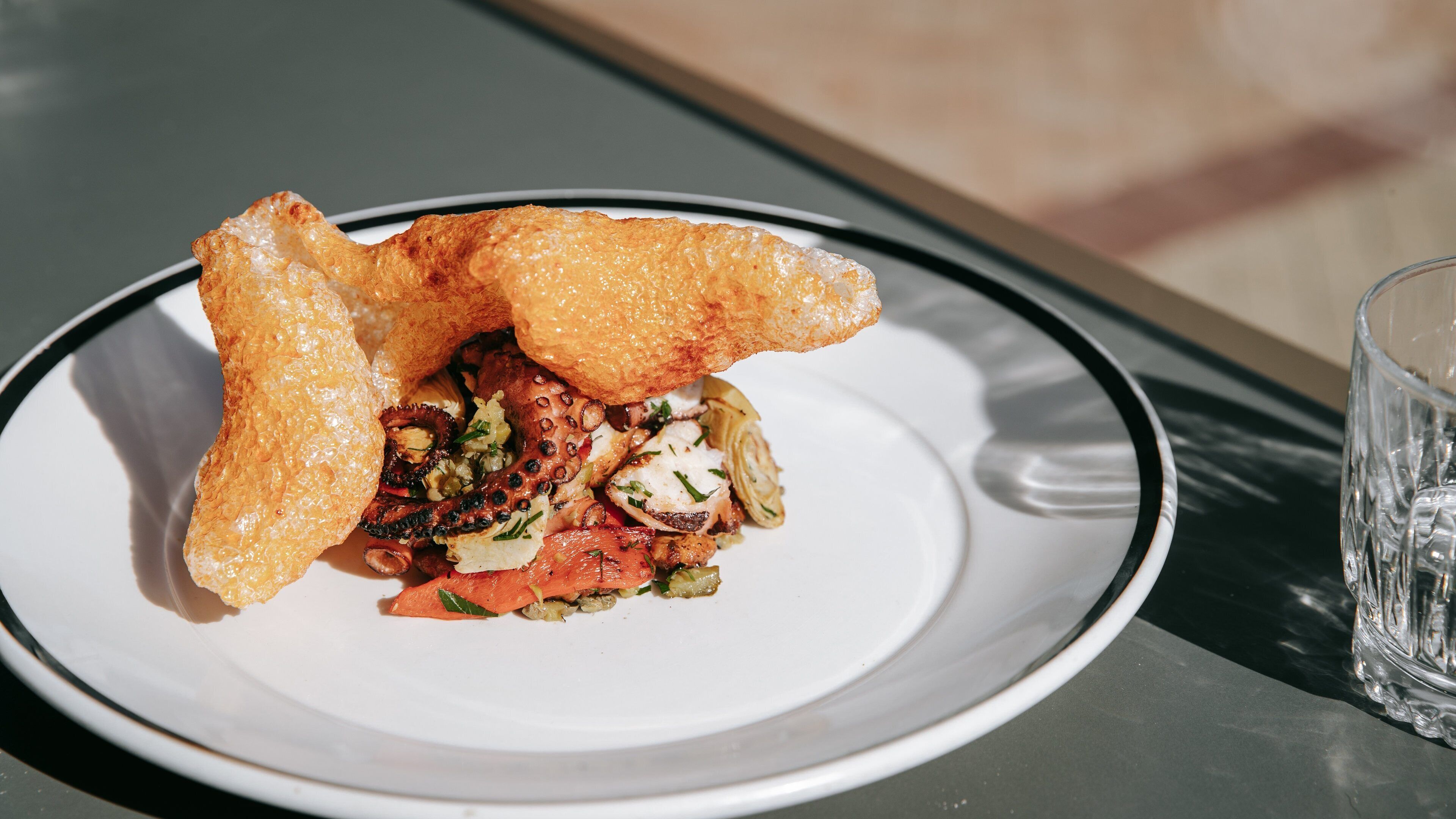 Trigg featuring food