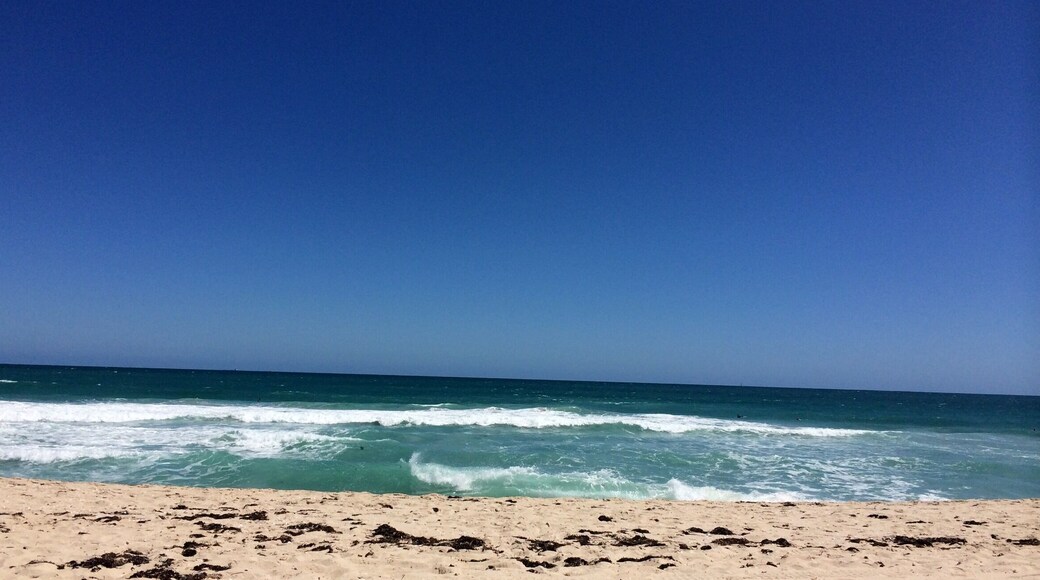 clearest water and lovely beach. This was on a windy day ! Imagine it in summer. :)