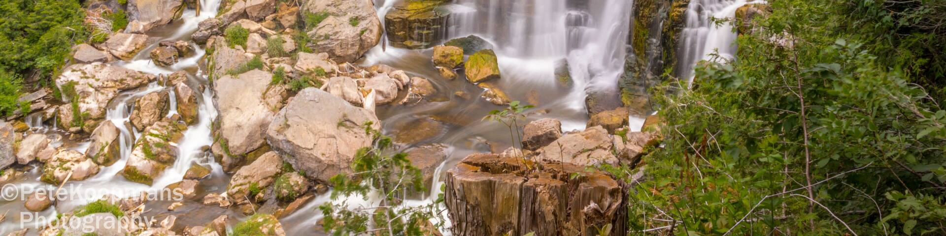 Inglis Falls , part of the Georgian Bluffs near Owen Sound