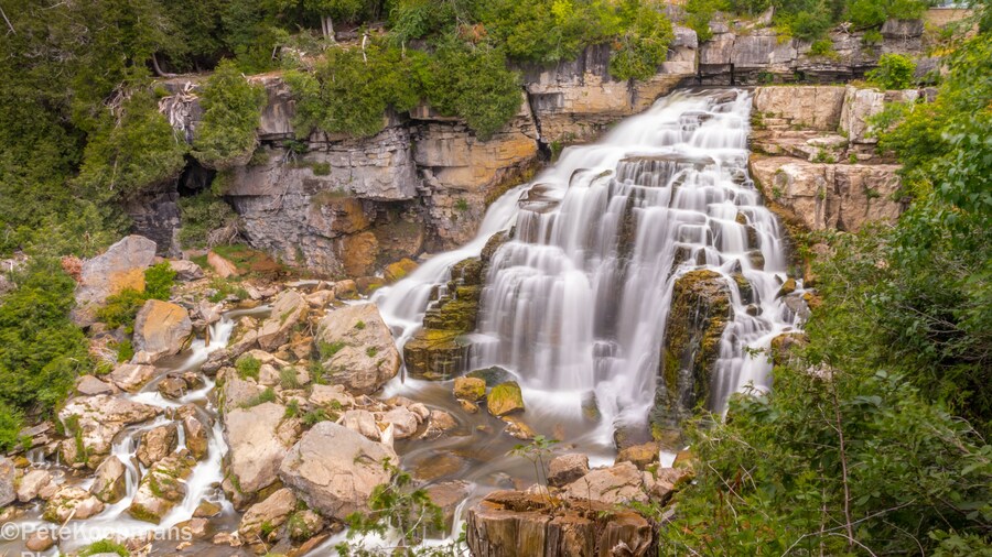 Inglis Falls , part of the Georgian Bluffs near Owen Sound